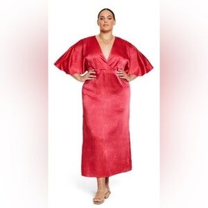 24. Fe Noel for Target kimono style dress in Fuchsia. Size 18